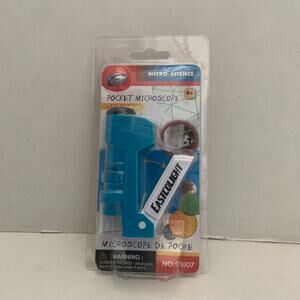 Micro-Science Led 50x Magnification Pocket Microscope Brand New